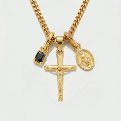 Build Your Own Pendant (Gold) | Onyx Stone