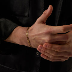 Figaro Bracelet (Gold) 5mm