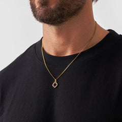 Clover Logo Pendant (Gold)