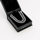 Cuban 8mm Gift Set (Silver)