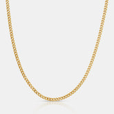 Cuban (18ct Gold) 3mm | Sterling Silver