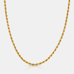 Rope (18ct Gold) 3mm | Sterling Silver