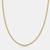Cuban (18ct Gold) 2mm | Sterling Silver