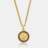 Enamel St Michael (Gold)