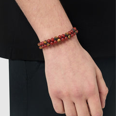 Jasper Stack Bead Bracelet