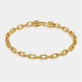 Rope Link Bracelet (Gold)