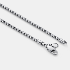 Round Box Chain (Silver) 3mm