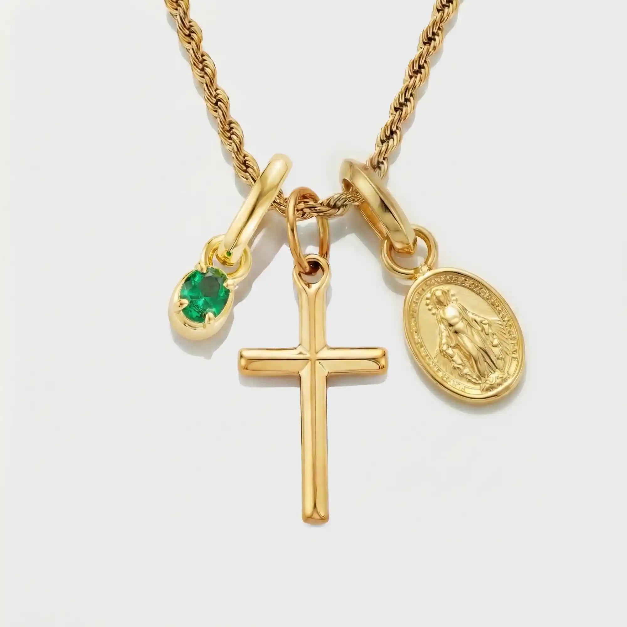 Build Your Own Pendant (Gold) | Emerald Stone