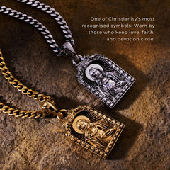 Sacred Heart Jesus (Silver)