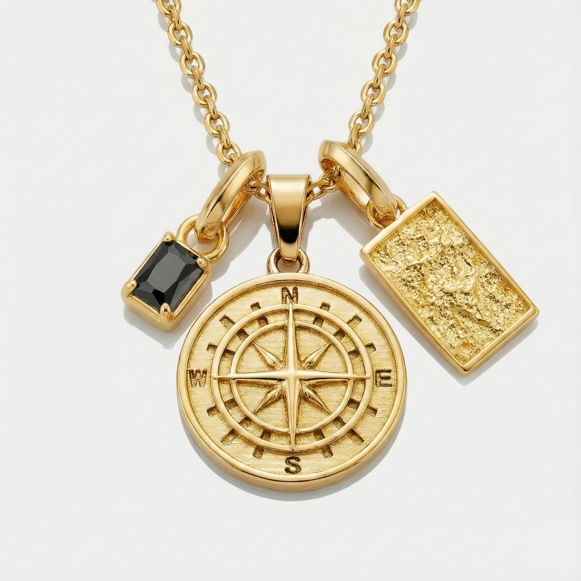 Build Your Own Pendant (Gold) | Onyx Stone