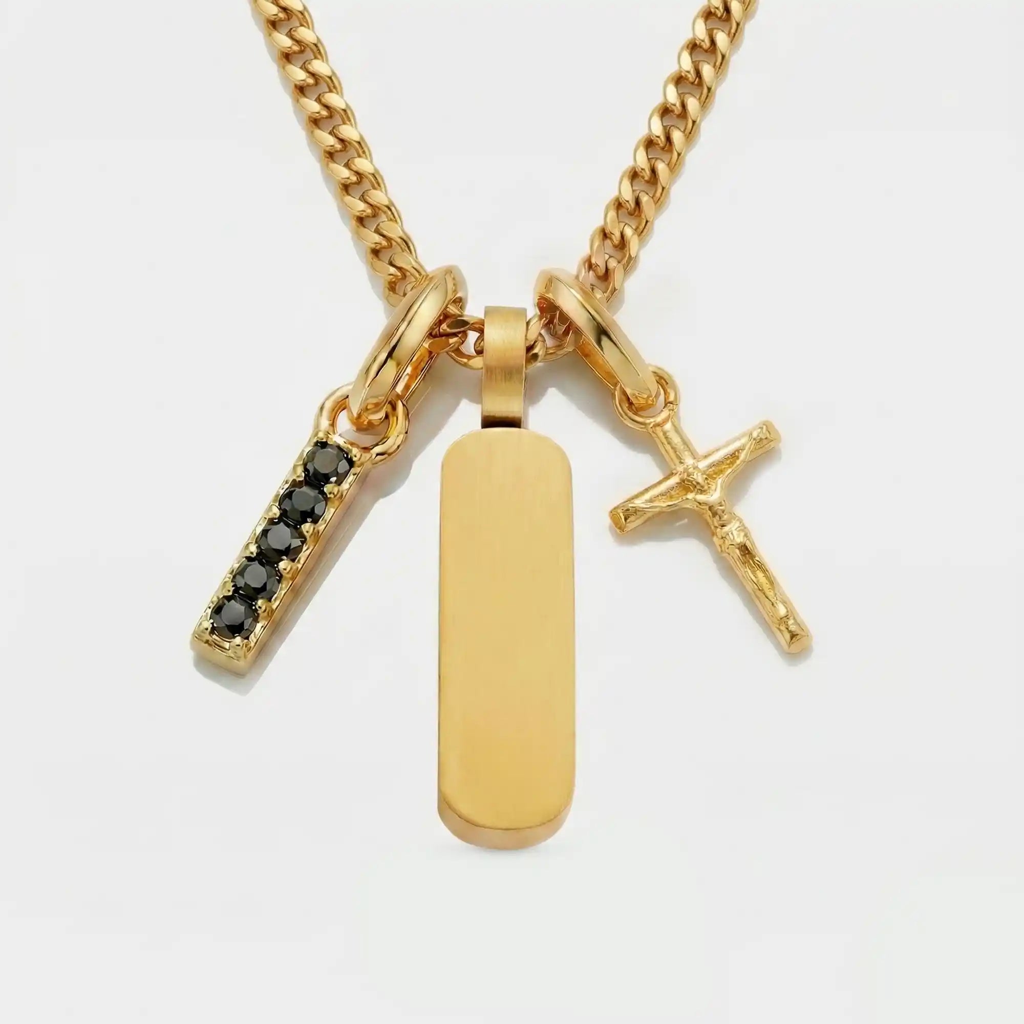 Build Your Own Pendant (Gold) | Onyx Stone