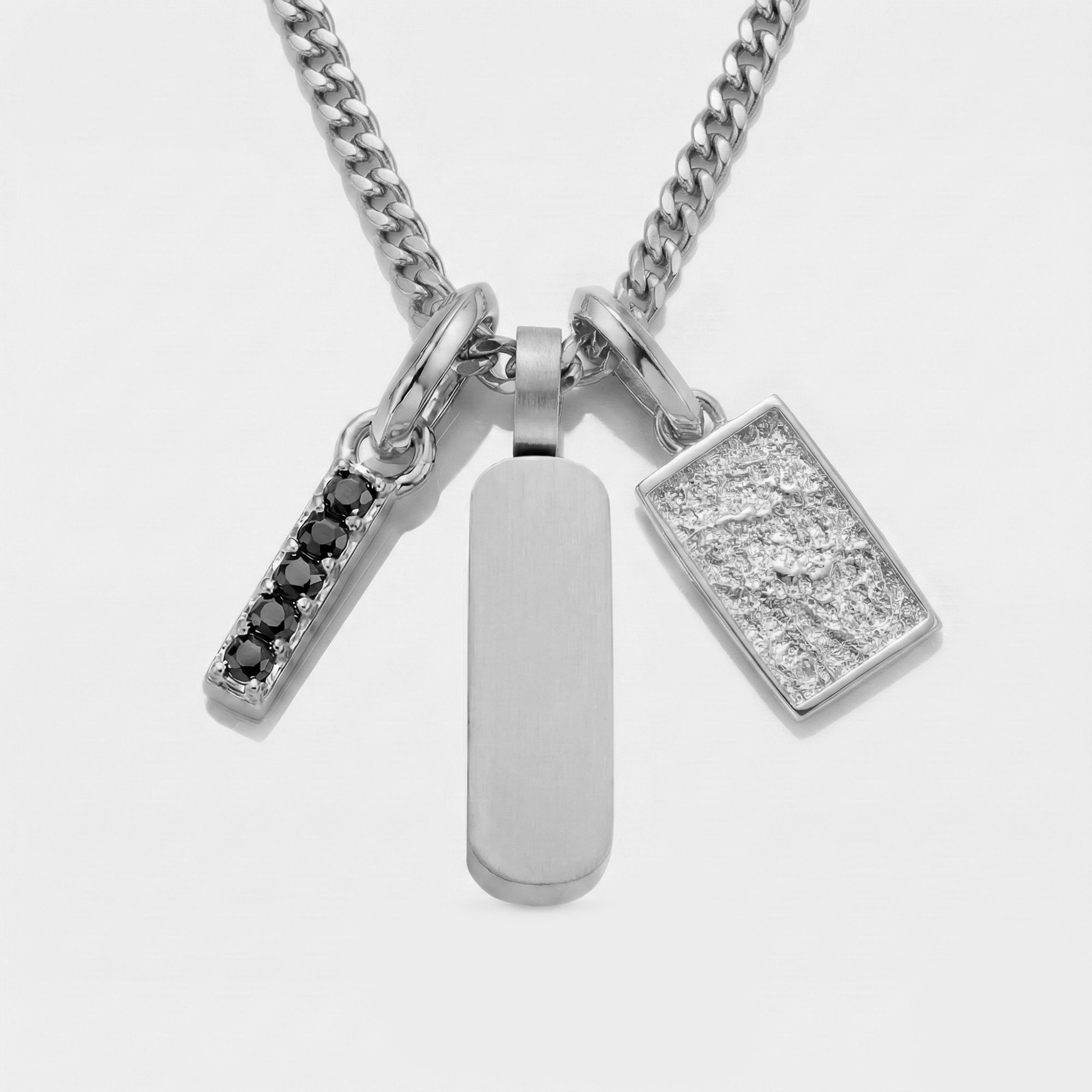 Build Your Own Pendant (Silver) | Onyx Stone