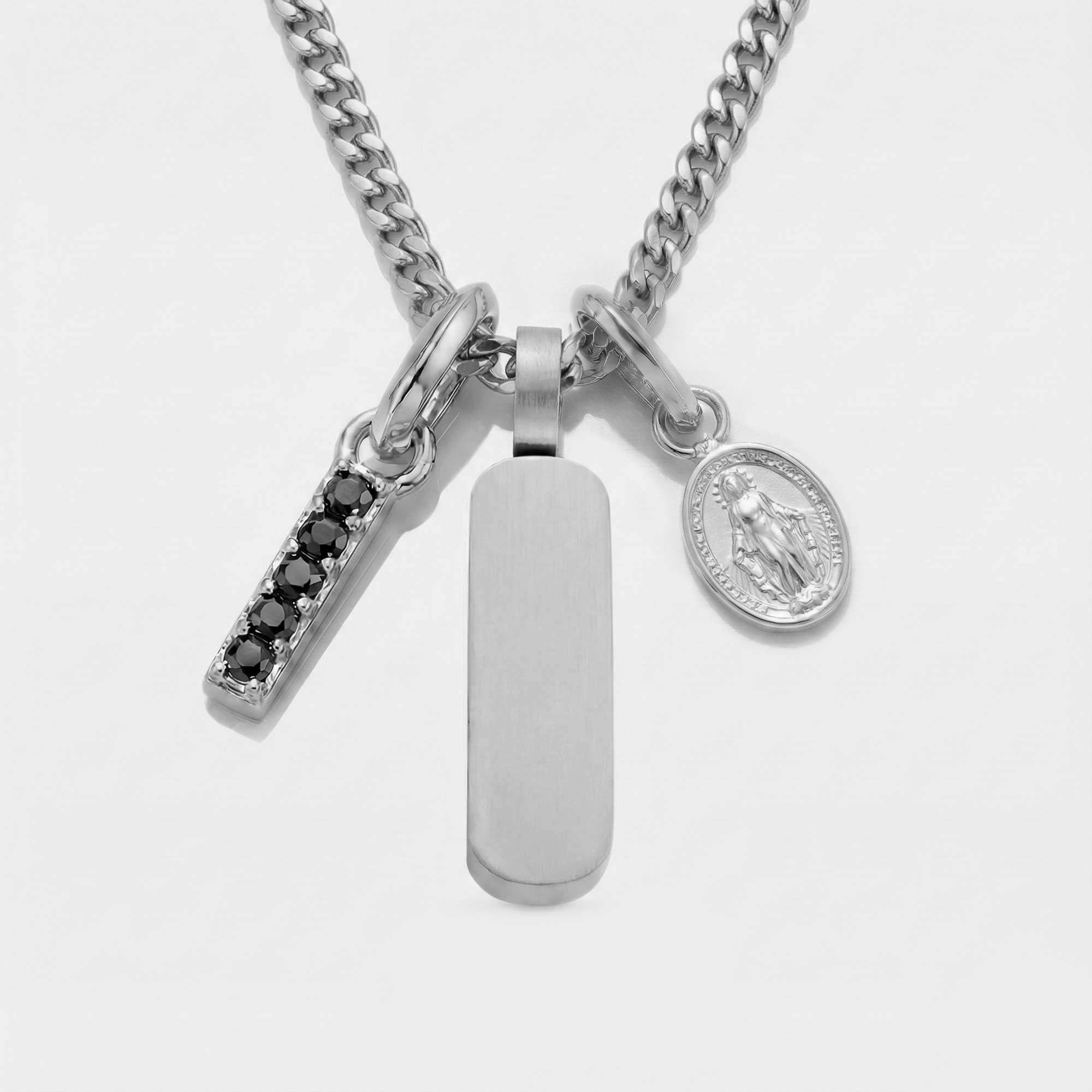 Build Your Own Pendant (Silver) | Onyx Stone