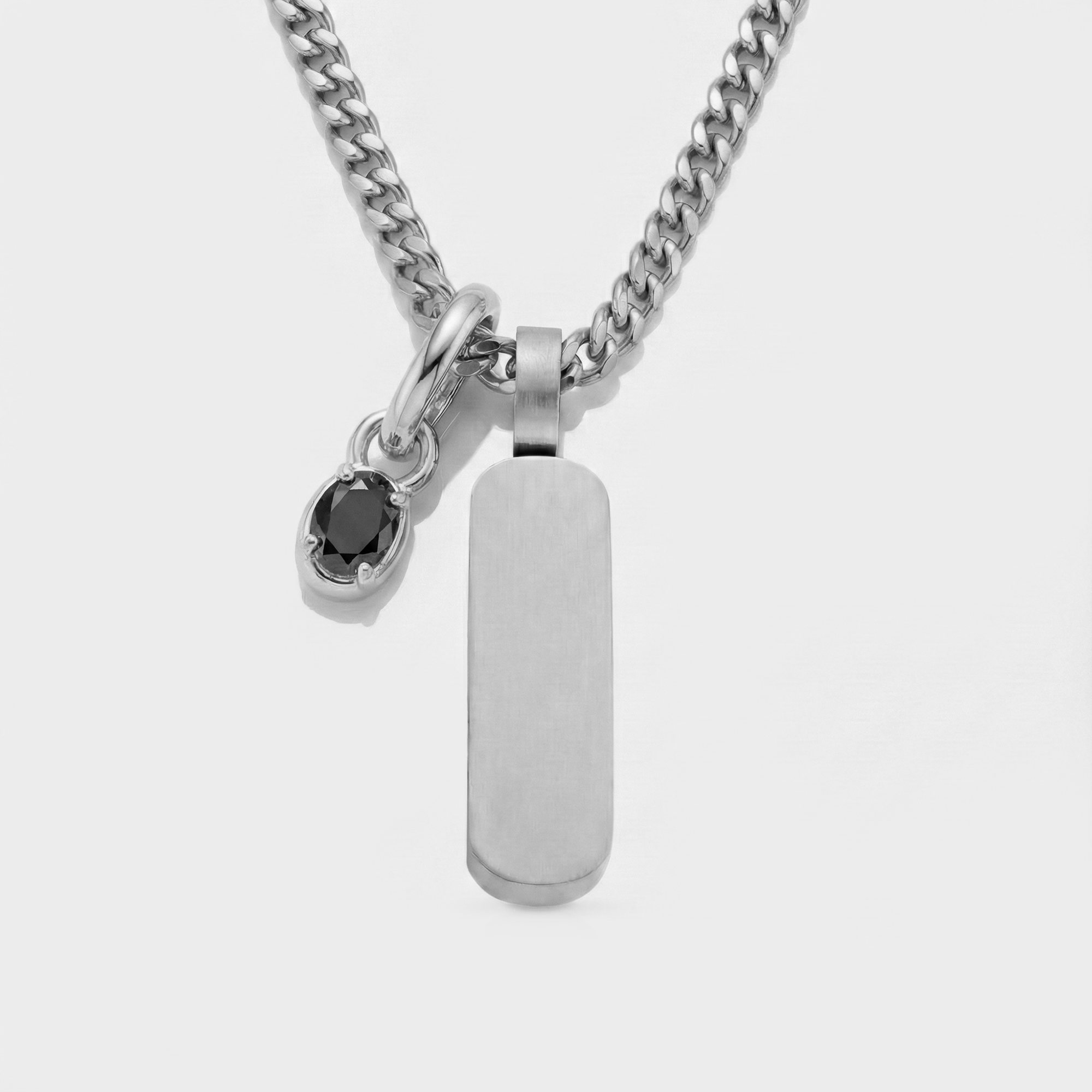 Build Your Own Pendant (Silver) | Onyx Stone