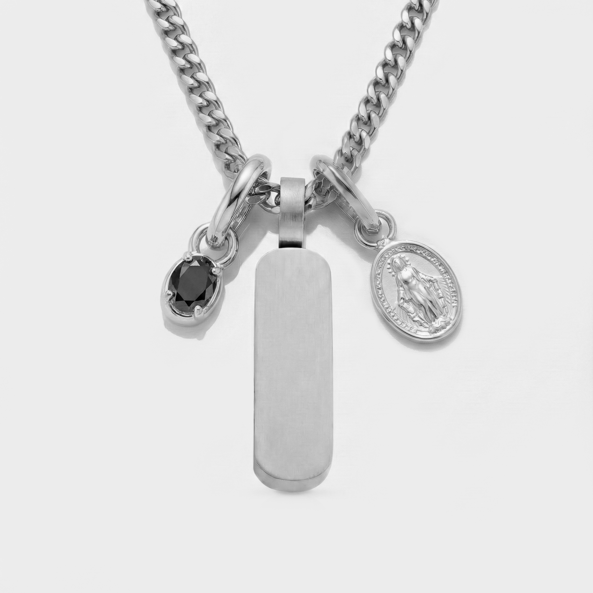 Build Your Own Pendant (Silver) | Onyx Stone