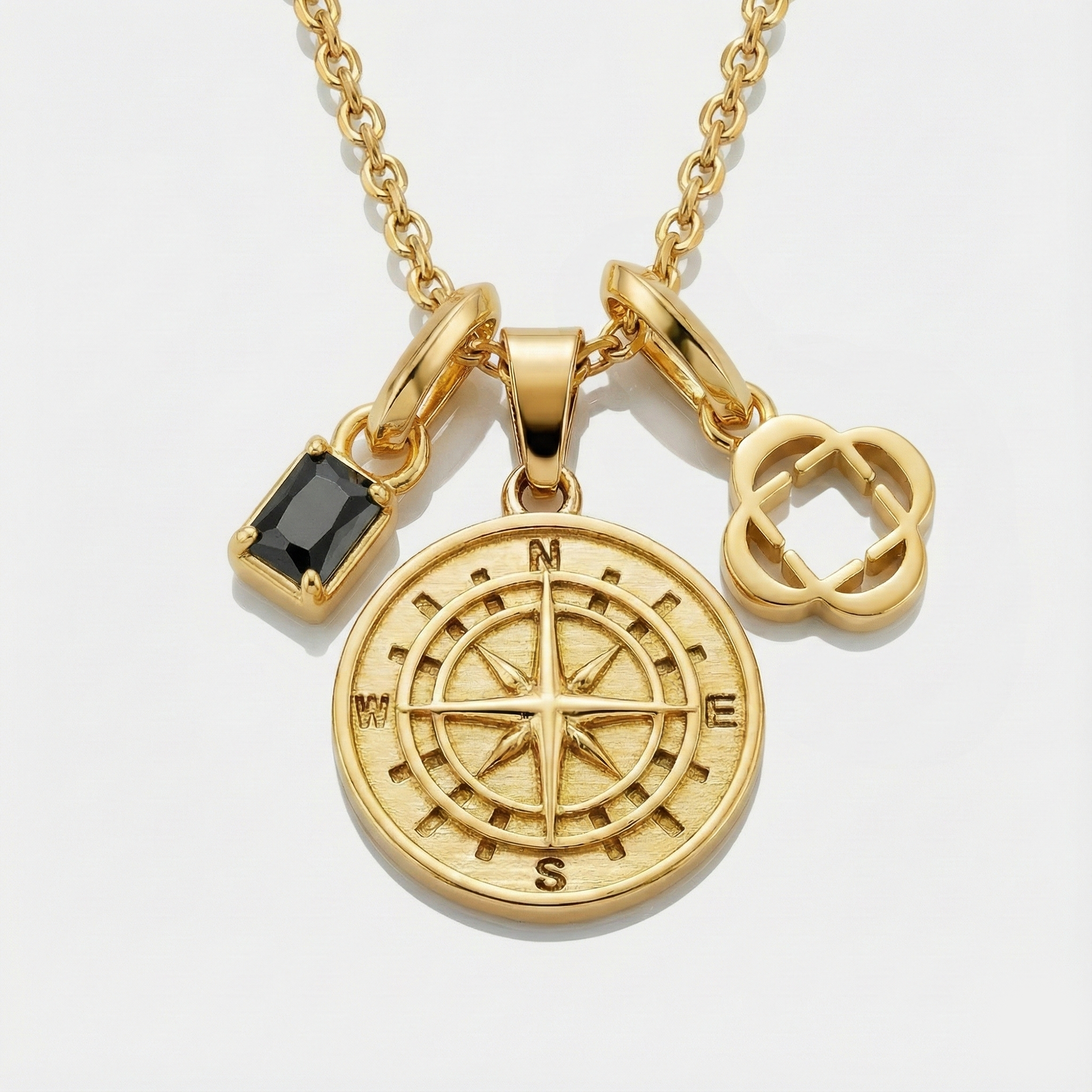 Build Your Own Pendant (Gold) | Onyx Stone