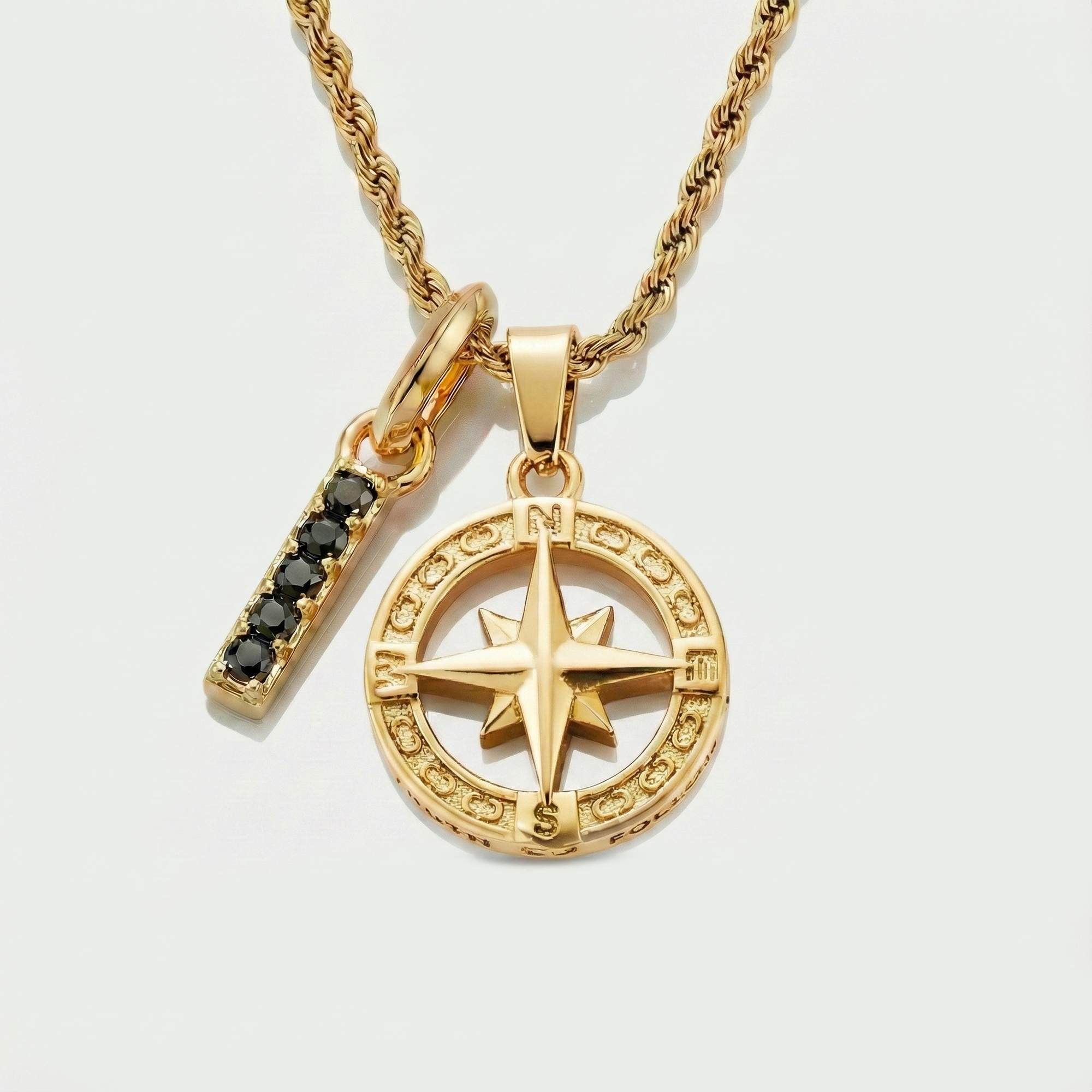 Build Your Own Pendant (Gold) | Onyx Stone