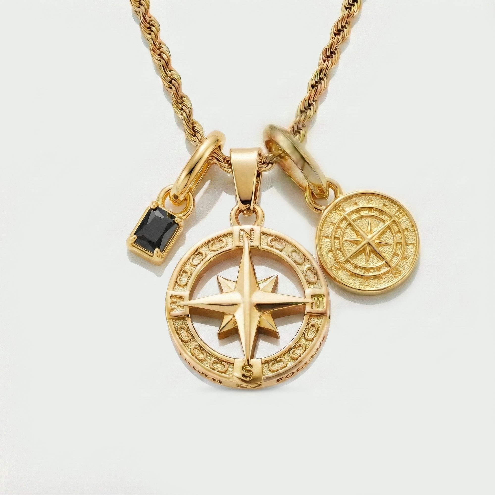 Build Your Own Pendant (Gold) | Onyx Stone