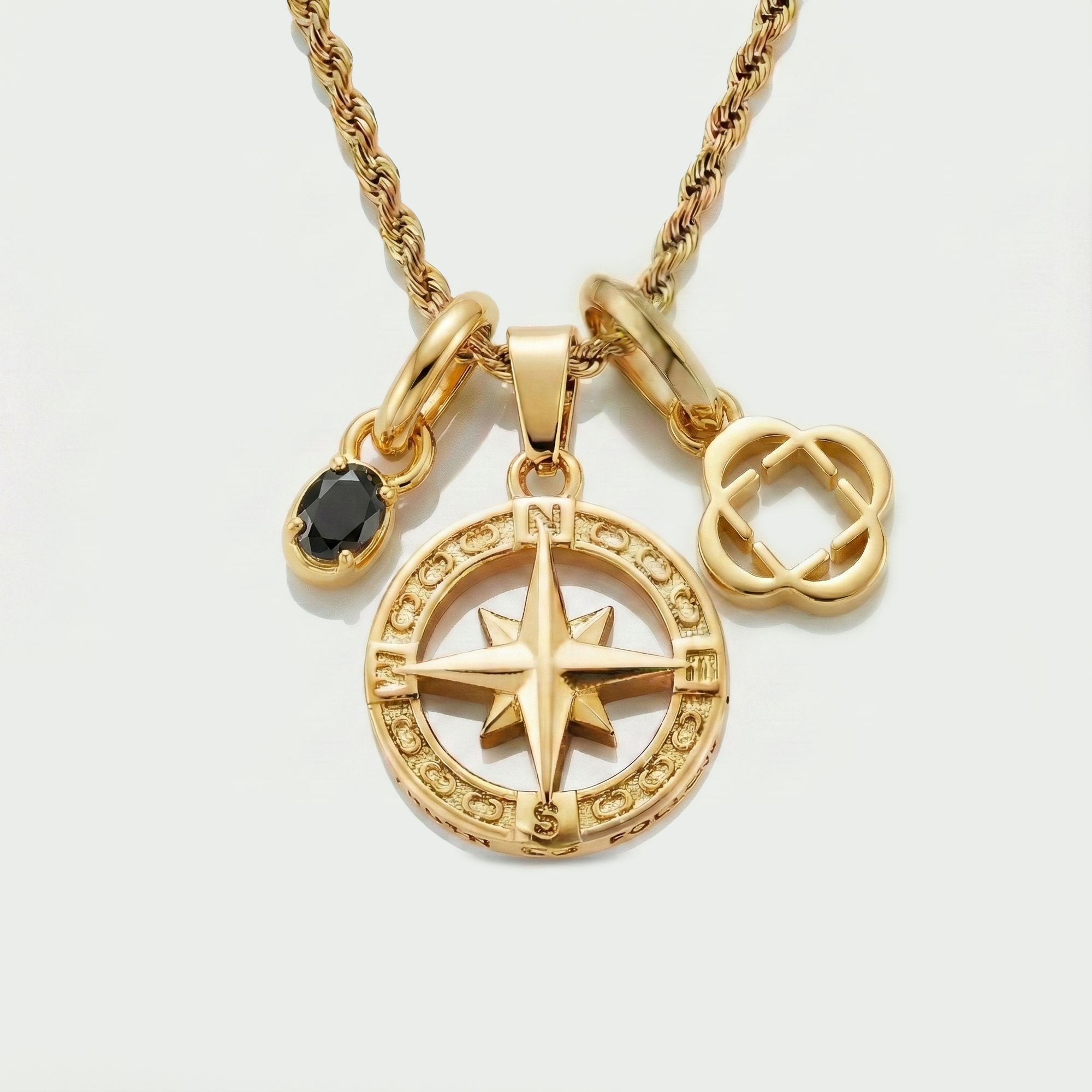 Build Your Own Pendant (Gold) | Onyx Stone