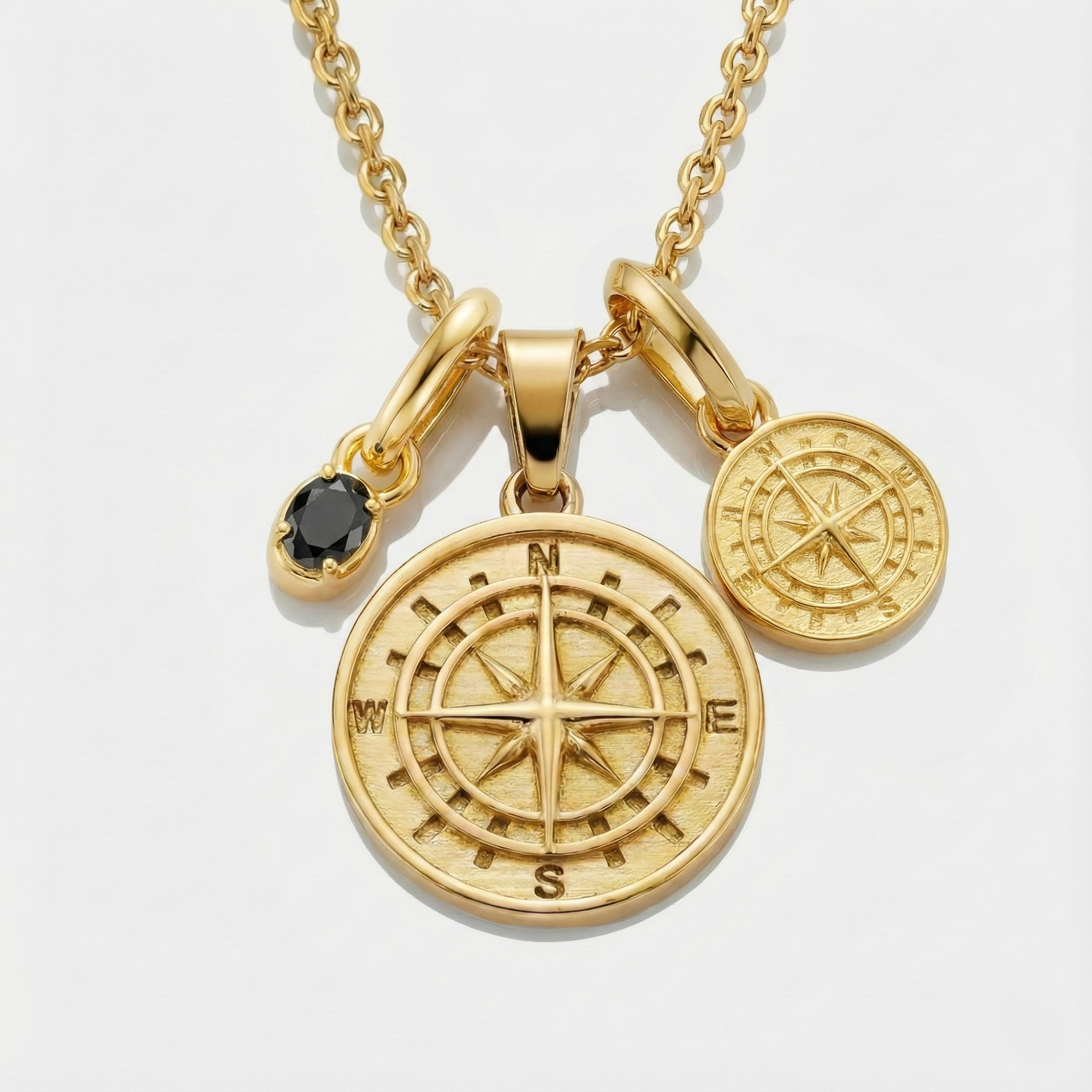Build Your Own Pendant (Gold) | Onyx Stone