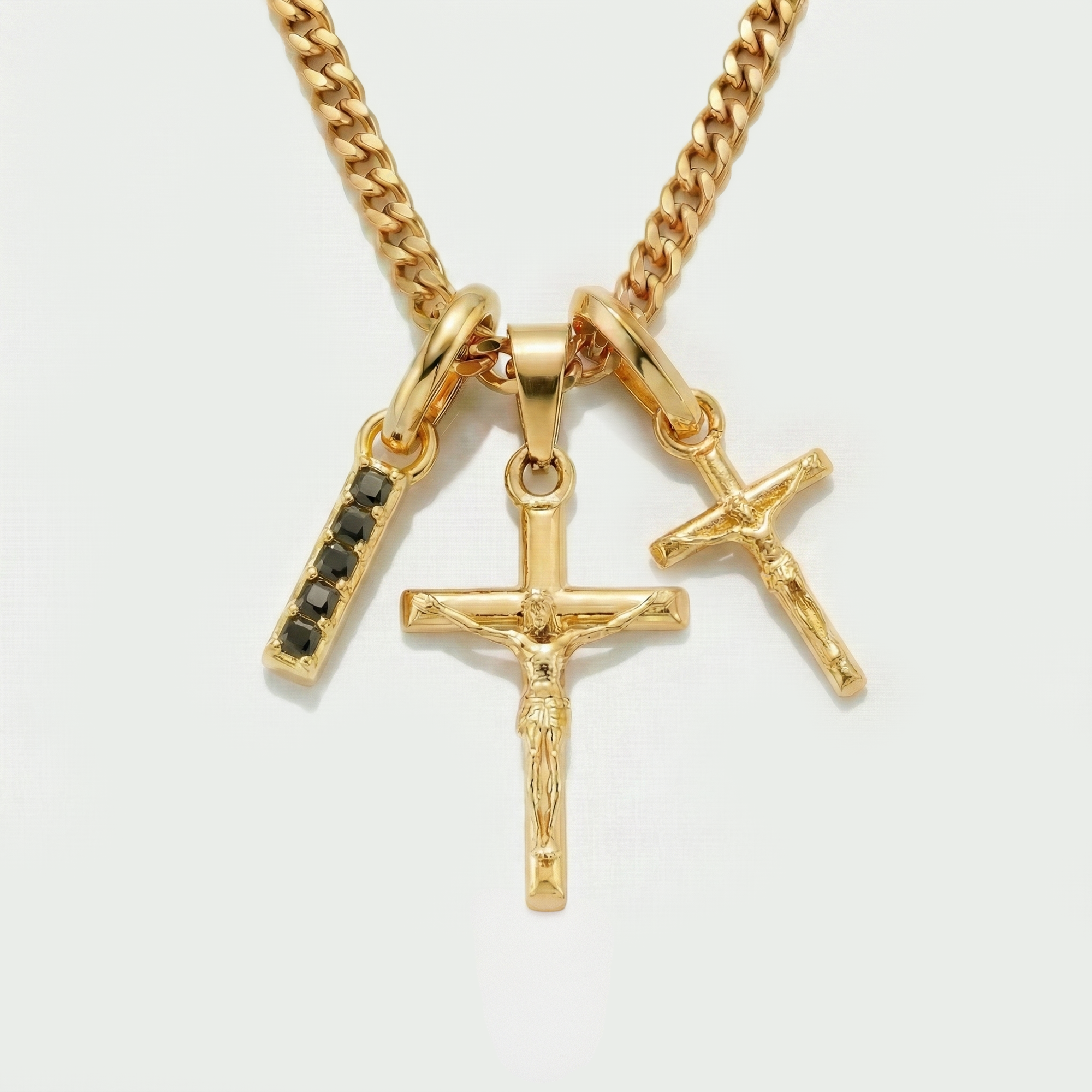 Build Your Own Pendant (Gold) | Onyx Stone