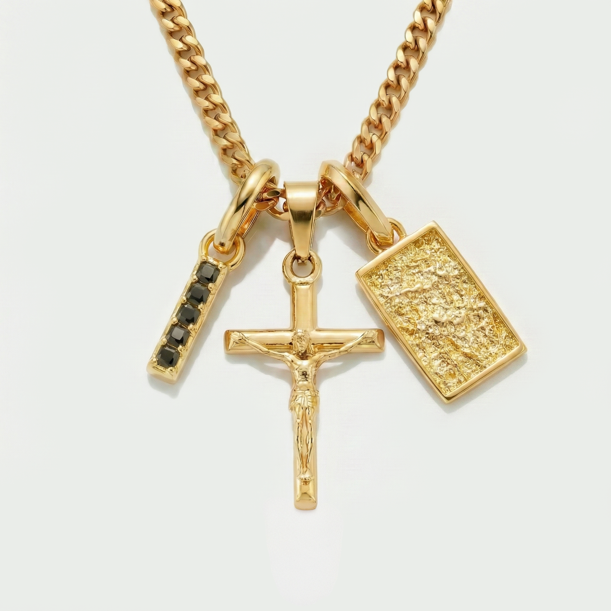 Build Your Own Pendant (Gold) | Onyx Stone