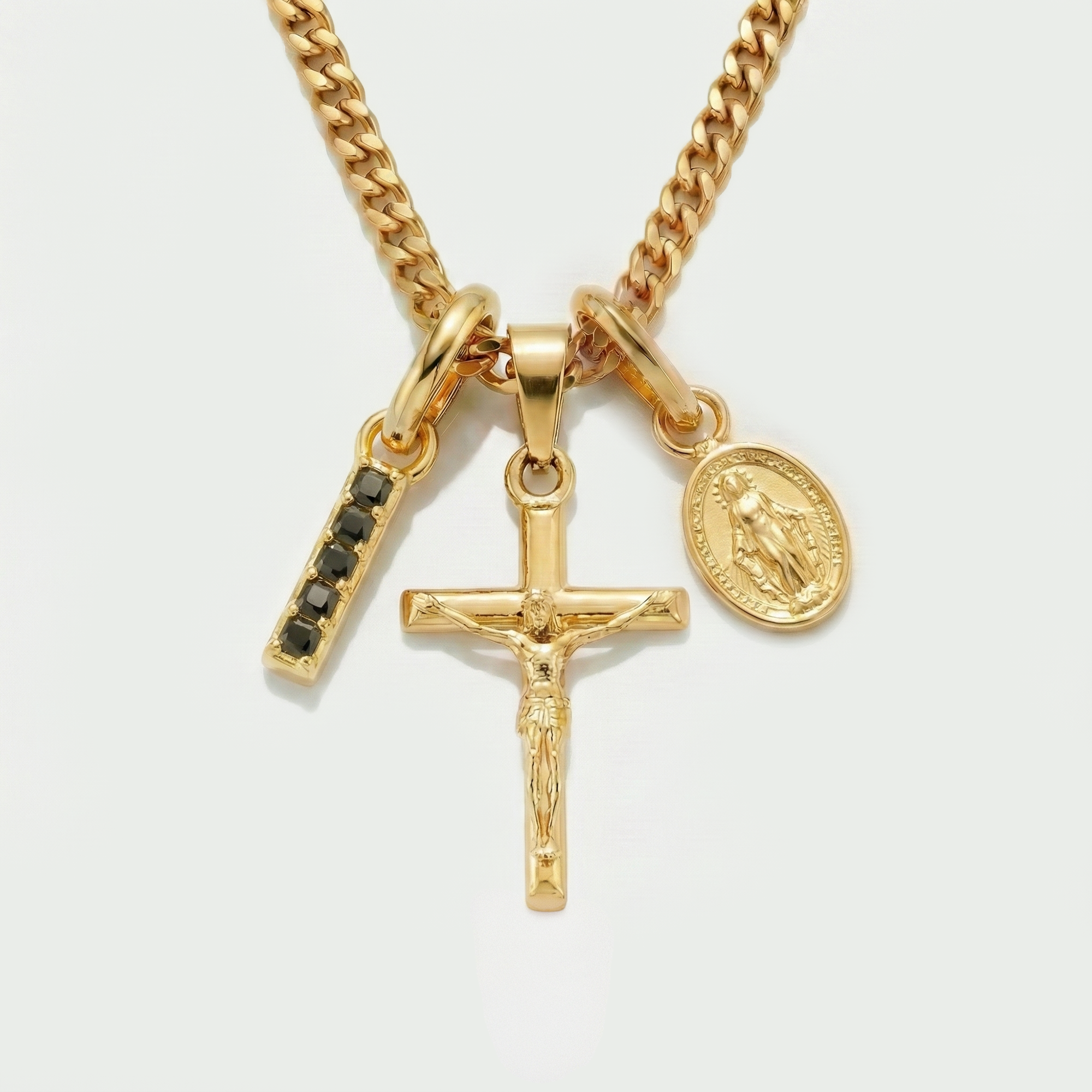 Build Your Own Pendant (Gold) | Onyx Stone