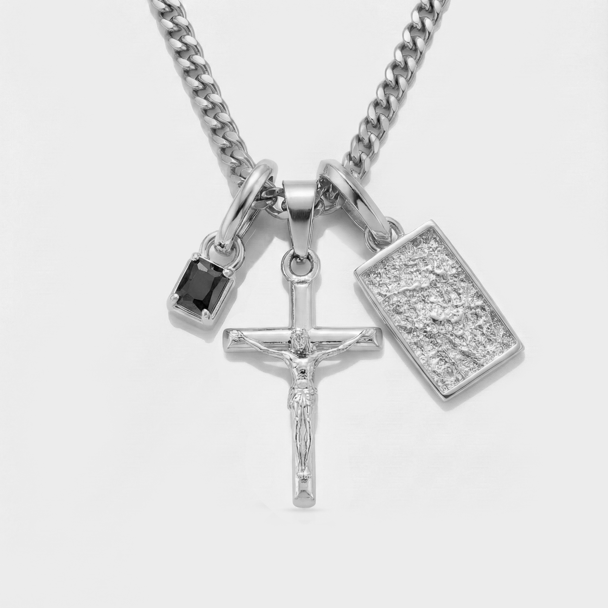Build Your Own Pendant (Silver) | Onyx Stone