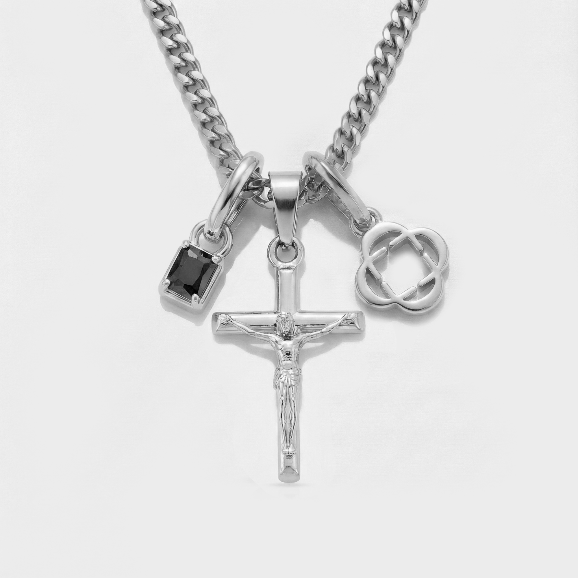 Build Your Own Pendant (Silver) | Onyx Stone