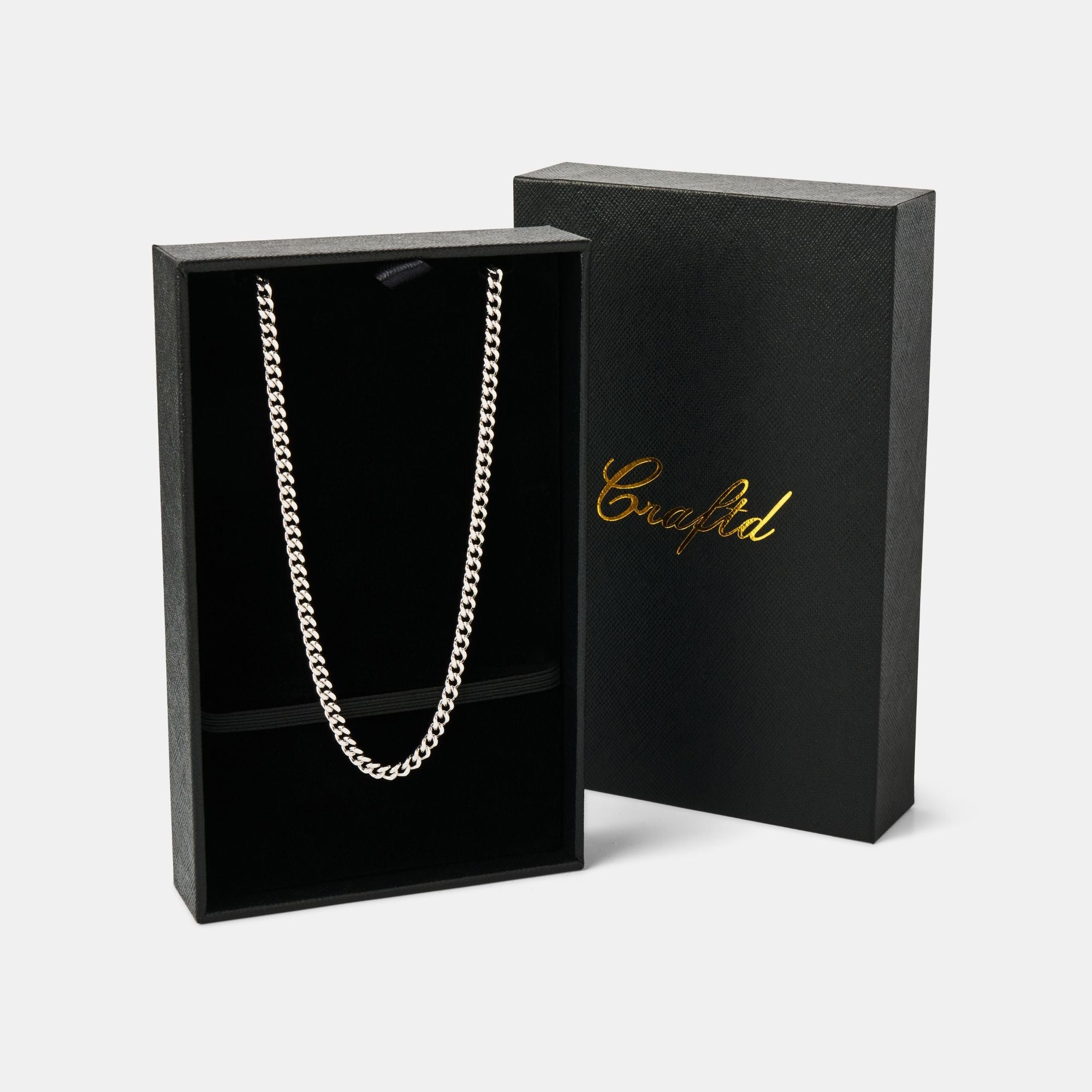 Cuban (Sterling Silver) 4mm