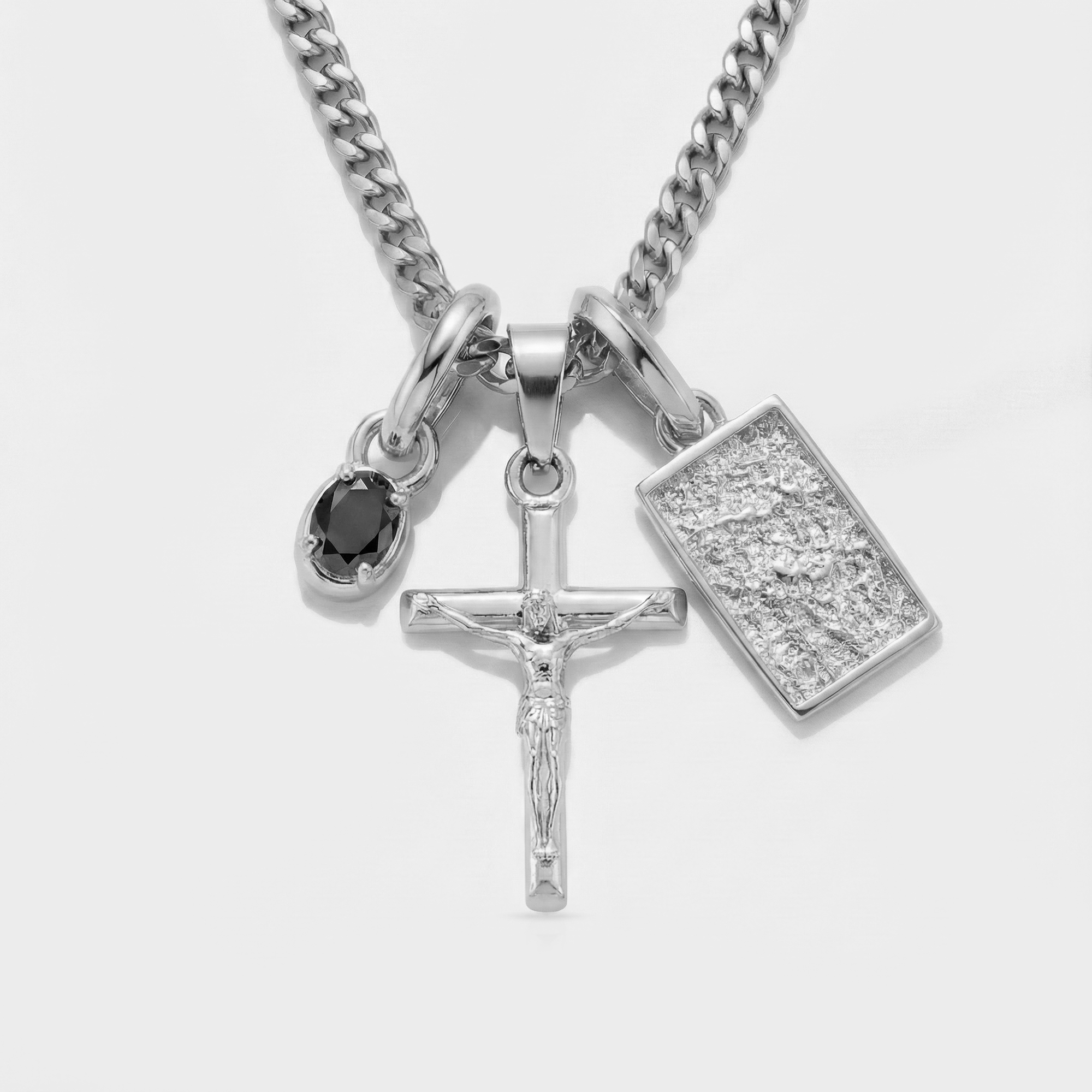 Build Your Own Pendant (Silver) | Onyx Stone