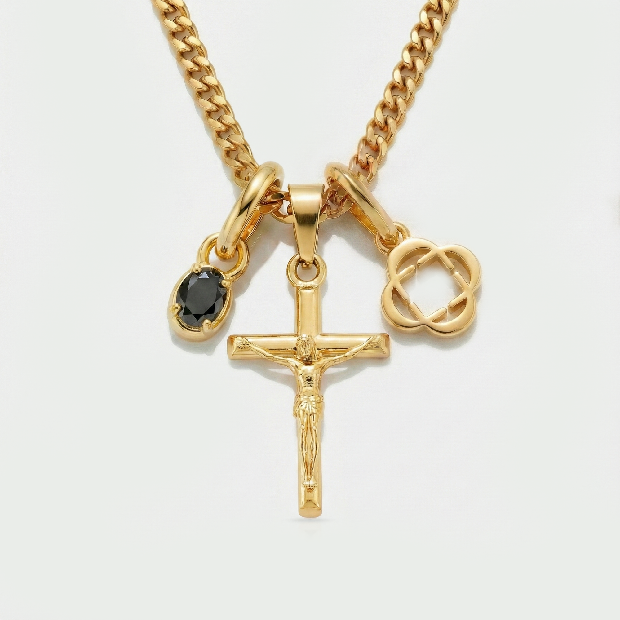 Build Your Own Pendant (Gold) | Onyx Stone