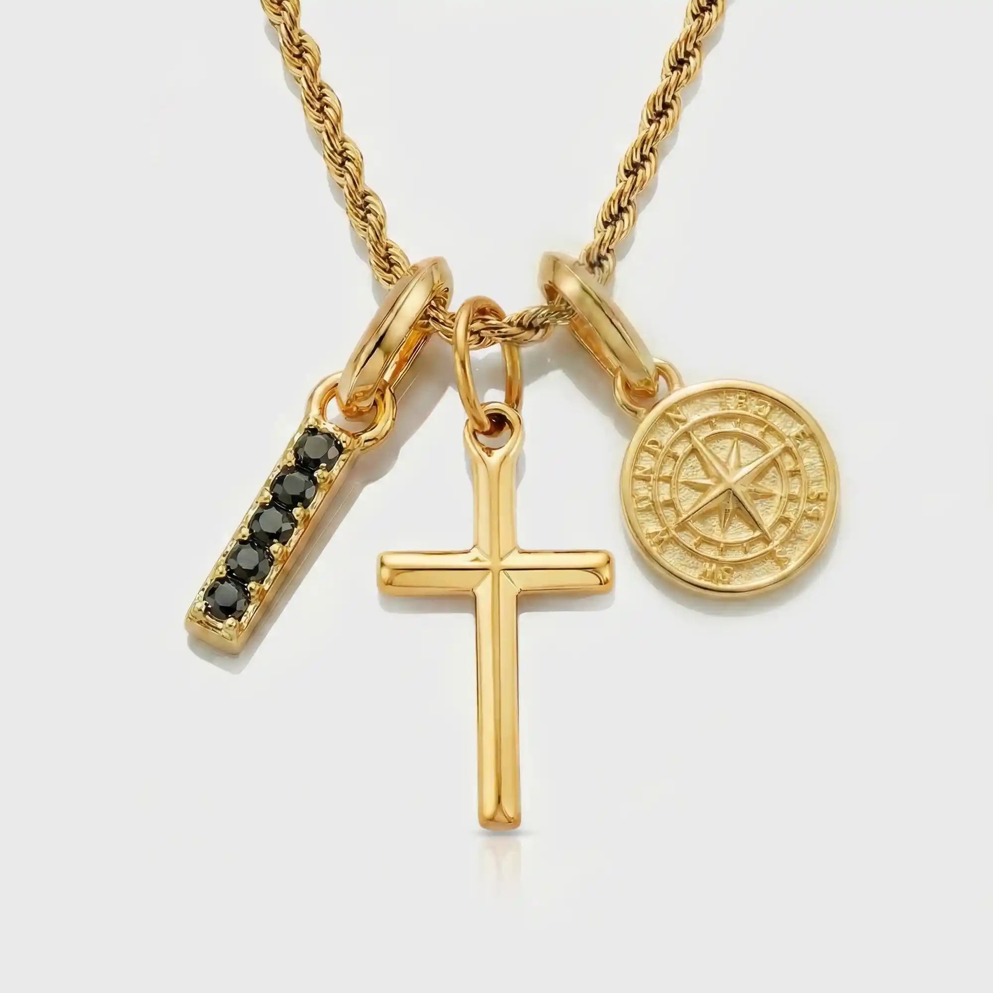 Build Your Own Pendant (Gold) | Onyx Stone