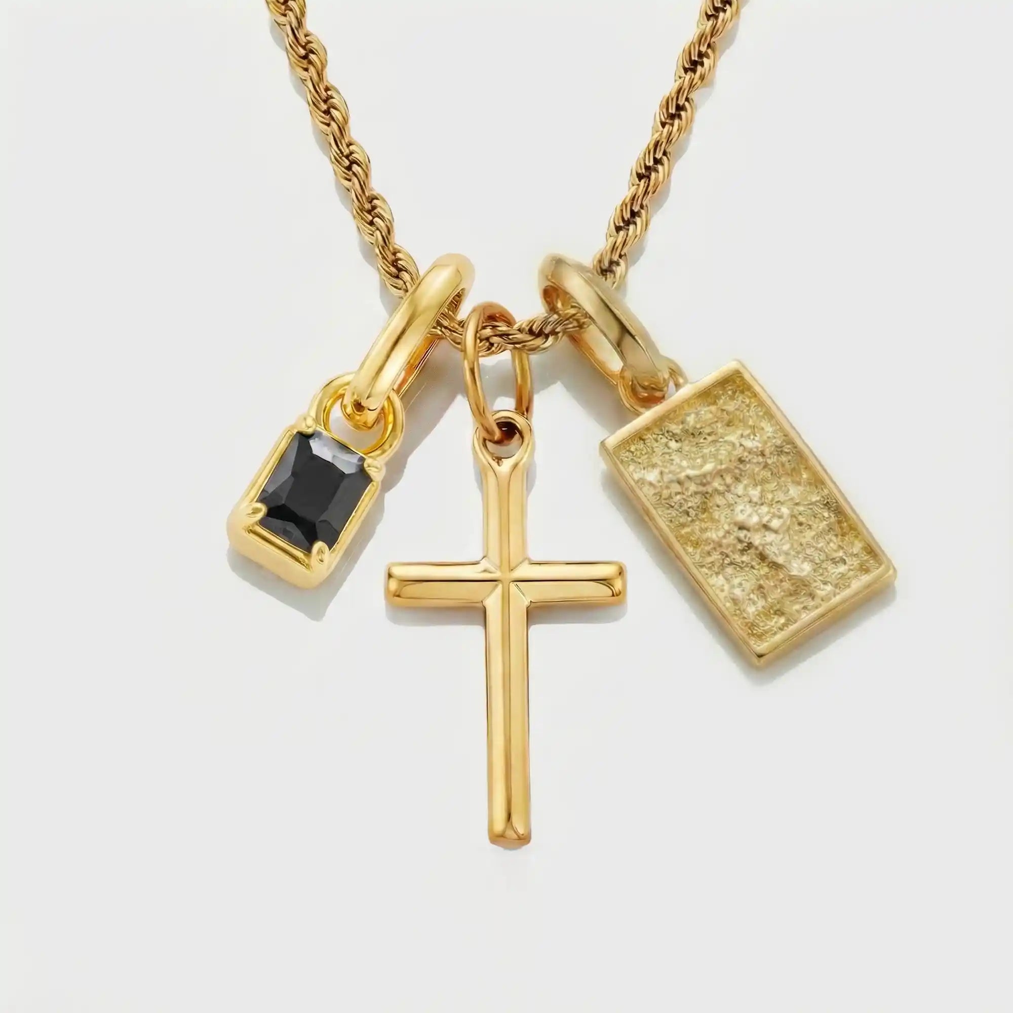 Build Your Own Pendant (Gold) | Onyx Stone