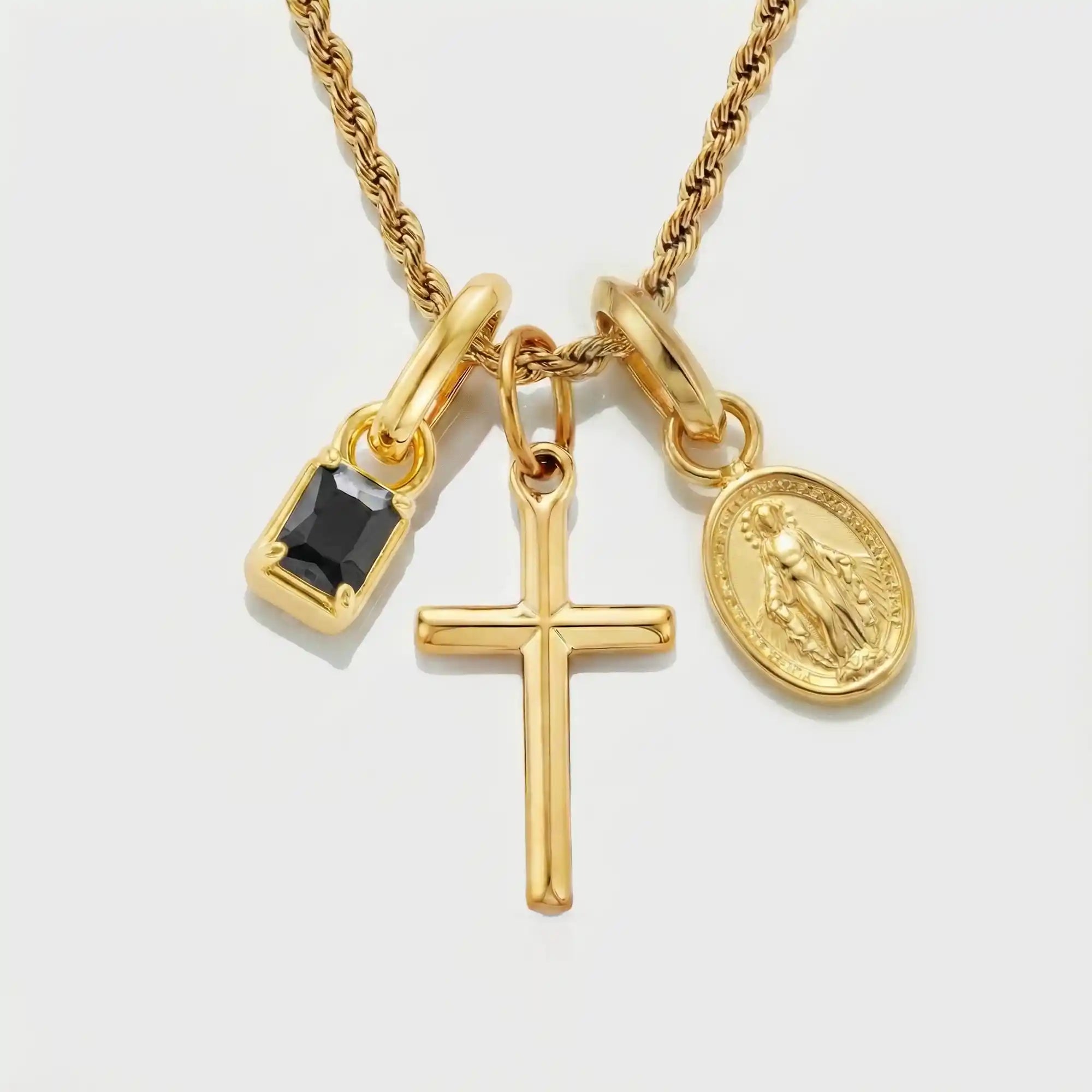 Build Your Own Pendant (Gold) | Onyx Stone