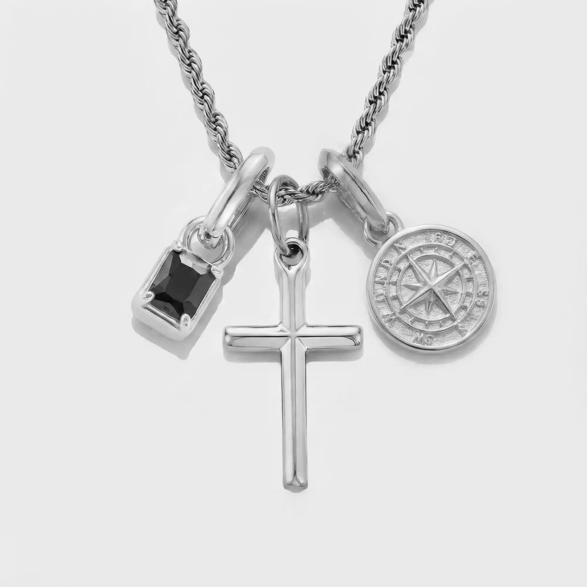 Build Your Own Pendant (Silver) | Onyx Stone