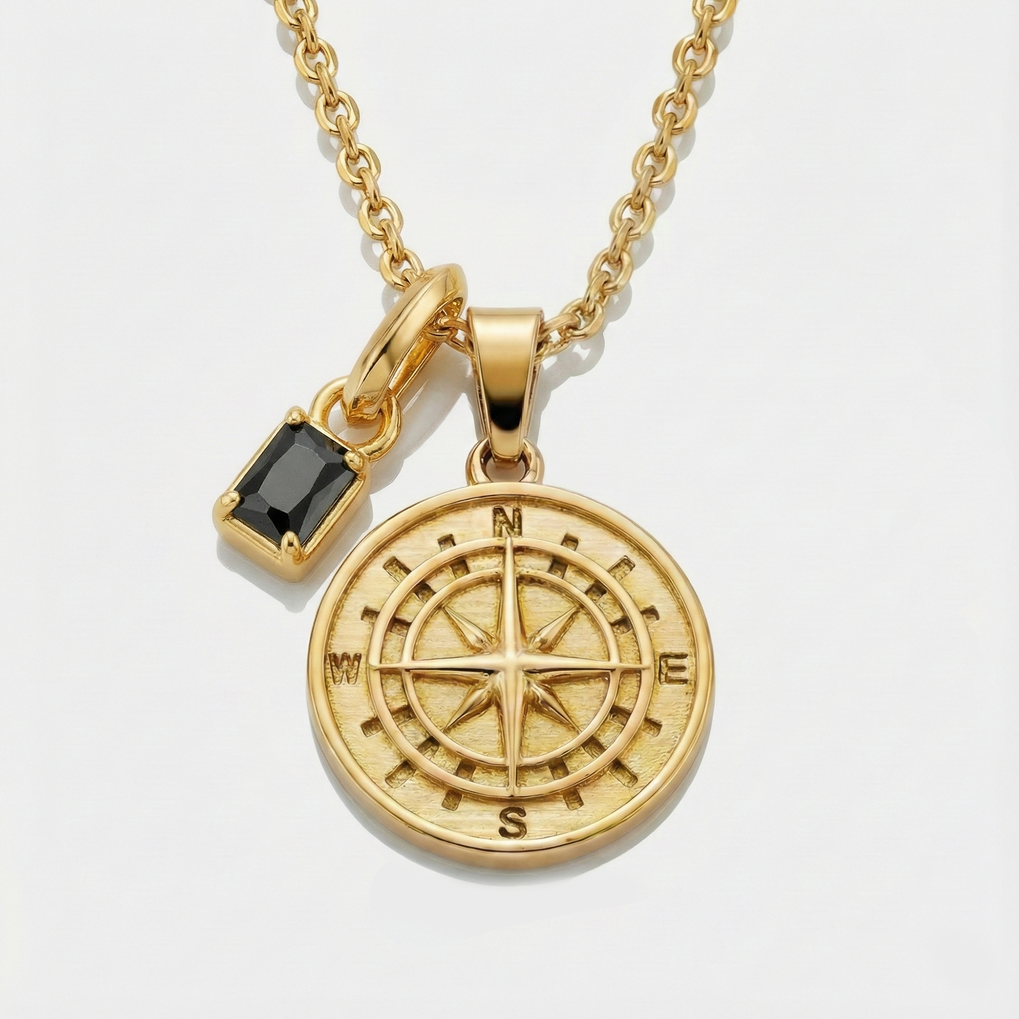 Build Your Own Pendant (Gold) | Onyx Stone