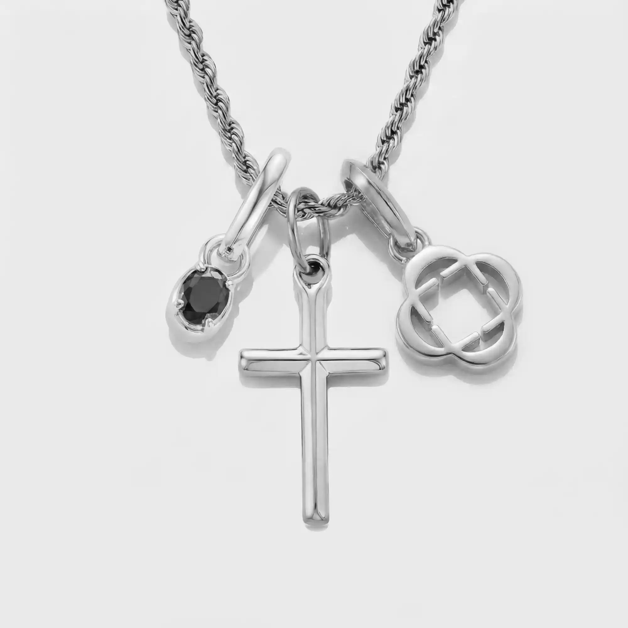 Build Your Own Pendant (Silver) | Onyx Stone