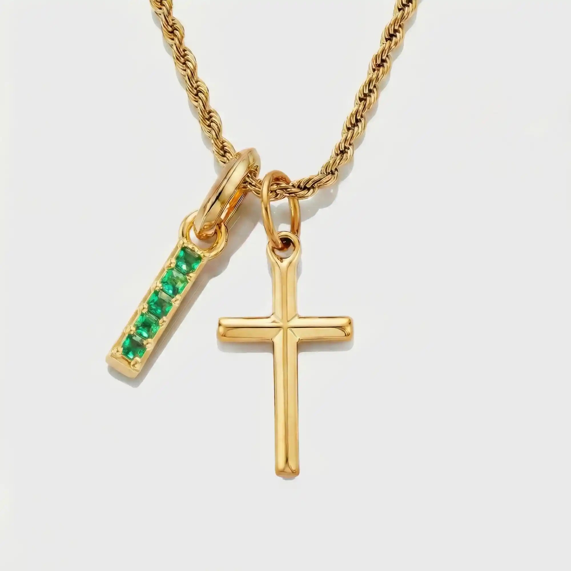 Build Your Own Pendant (Gold) | Emerald Stone