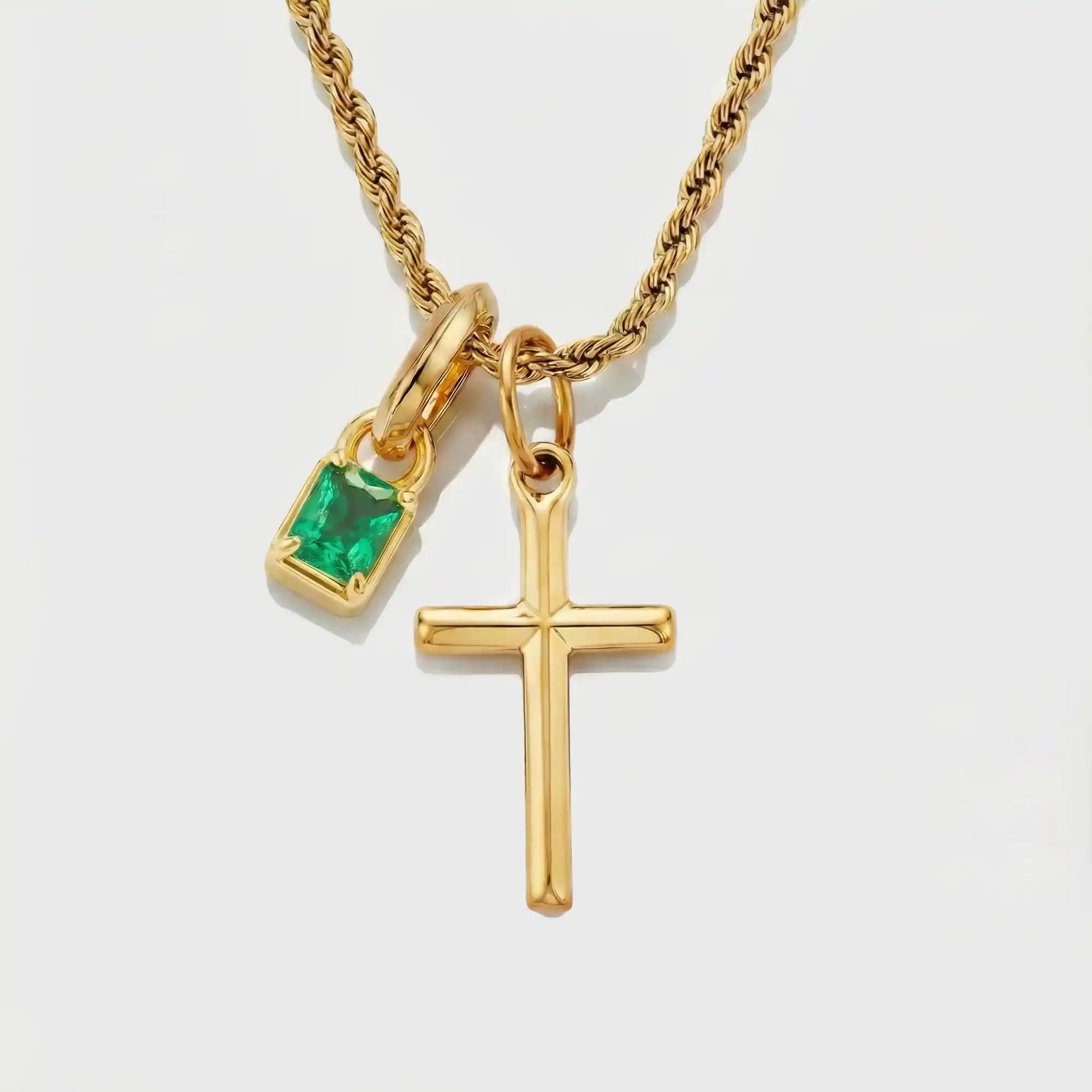 Build Your Own Pendant (Gold) | Emerald Stone