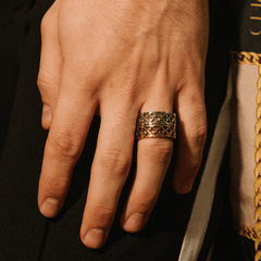 Clover Band Ring (Gold)