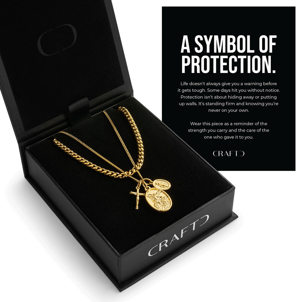 Meaningful Pendant Gift Set (Gold)