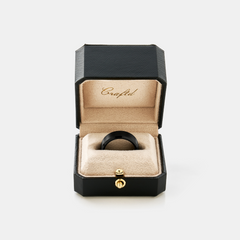 Bevelled Ring (Black) 8mm | Tungsten