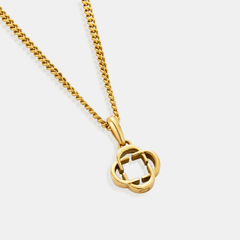 Clover Logo Pendant (Gold)