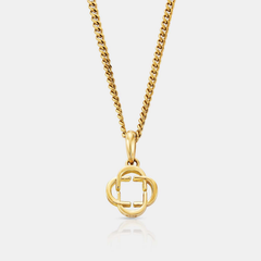 Clover Logo Pendant (Gold)
