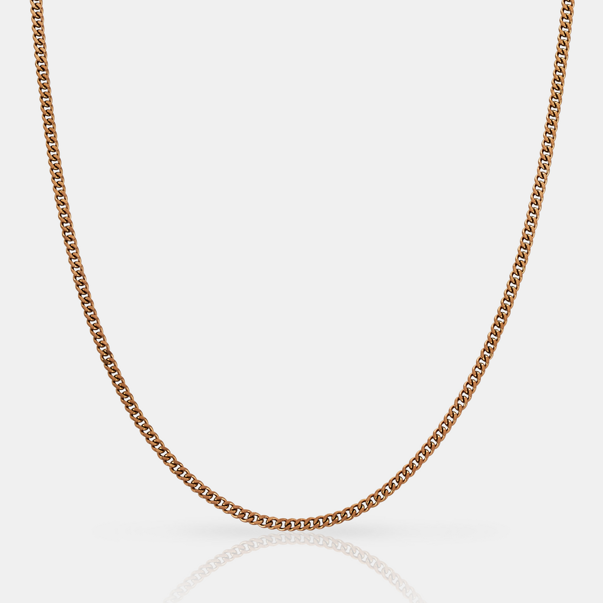 Cuban (Rose Gold) 2mm