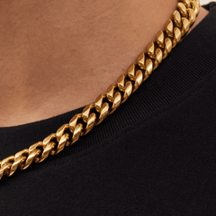 Cuban (Gold) 12mm