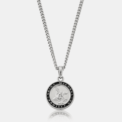 Enamel St Michael (Silver)