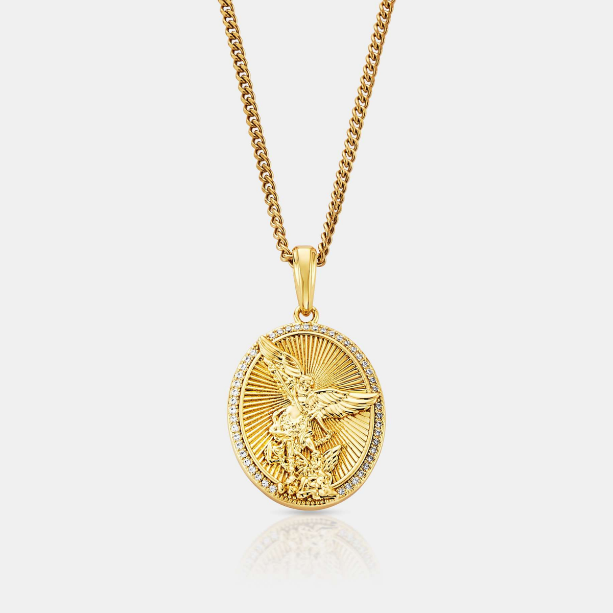 Iced St Michael (Gold)