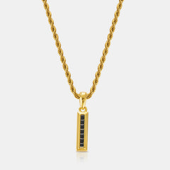 Mini Onyx Stone Totem (Gold)